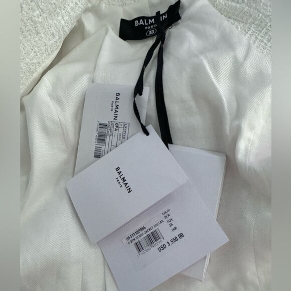 NWT Balmain Tweed & Gold Jacket - Picture 15 of 16